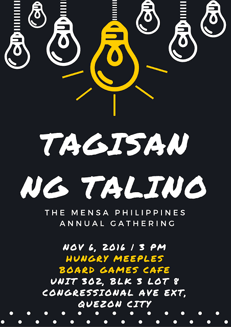 Mensa Philippines holds its Annual Gathering “tAGisan ng talino”
